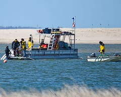 the dive boat Tritoon and the chase boat Lulu